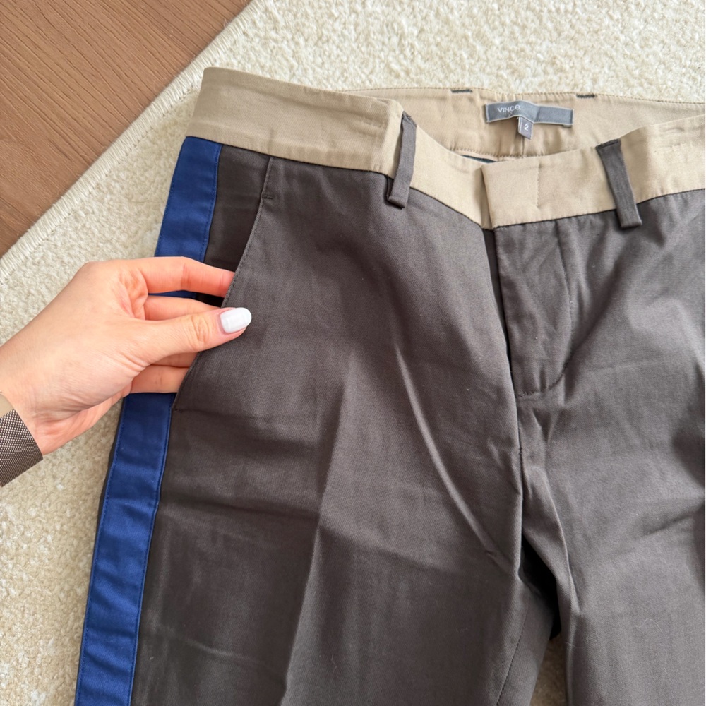 Vince Pants with Blue Stripes - Picture 2 of 4